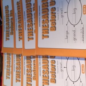 Thesaurus Before us workbook bundle (8 workbooks new)